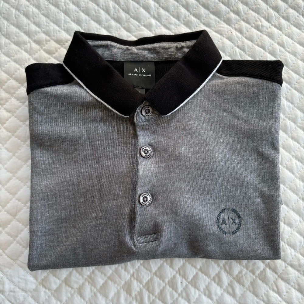 Armani Exchange Collared Short Sleeve Size Large